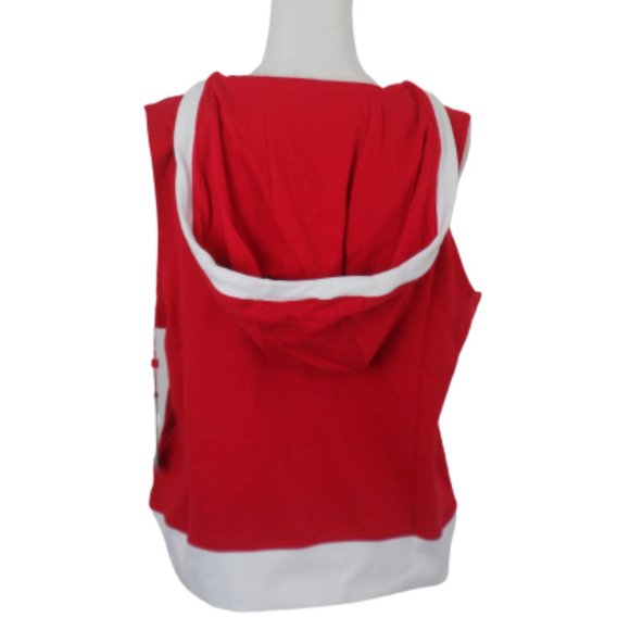 Tommy Hilfiger XL Red Sport Fitness Sweatshirt - Picture 5 of 9